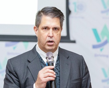 Gregory Germani, Managing Director of WAPCo, delivering his address